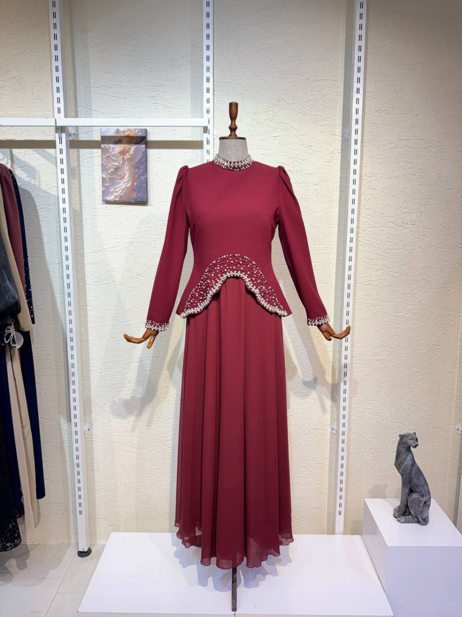 0005 abiye bordo renk