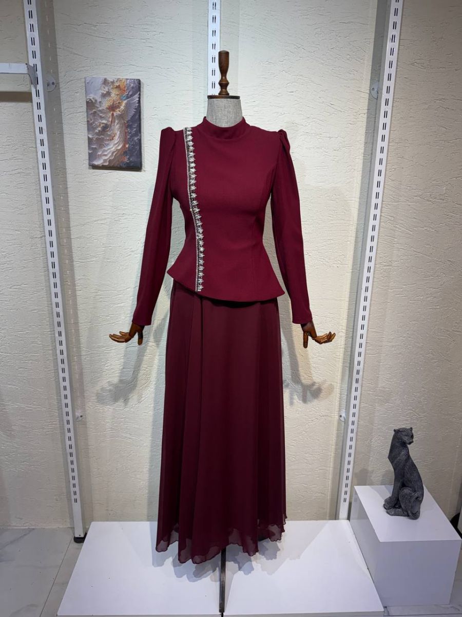 0005 ABİYE BORDO RENGİ